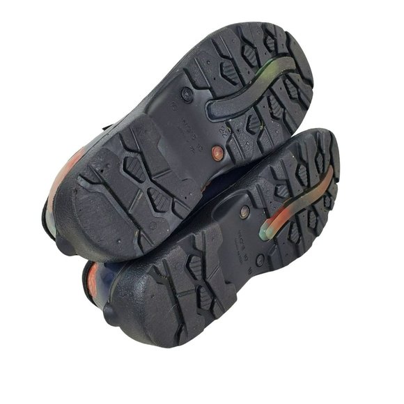 Sloggers Womens Floral Garden Shoes Size 10 USA Made Clogs Rubber - Picture 9 of 10